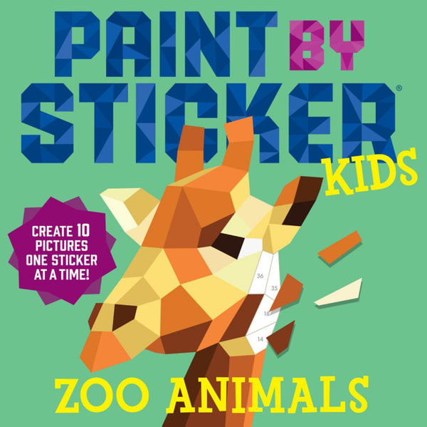 Paint by Sticker Kids : Zoo Animals cover