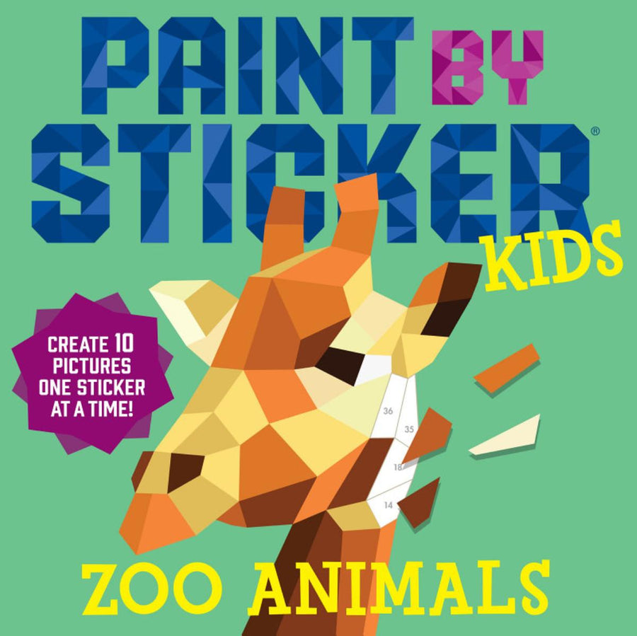 Paint by Sticker Kids : Zoo Animals
