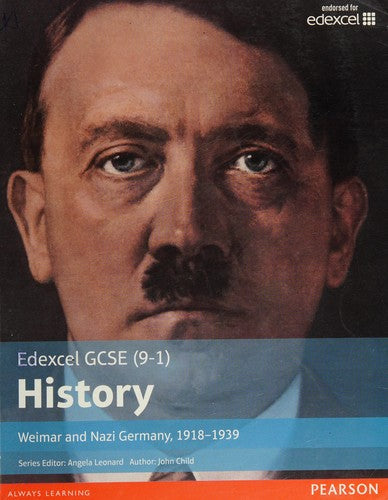 Edexcel GCSE (9-1) History Weimar and Nazi Germany, 1918-1939 Student Book cover