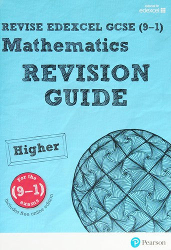 Pearson REVISE Edexcel GCSE Maths Higher Revision Guide + App cover