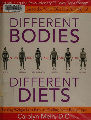 Different bodies, different diets cover