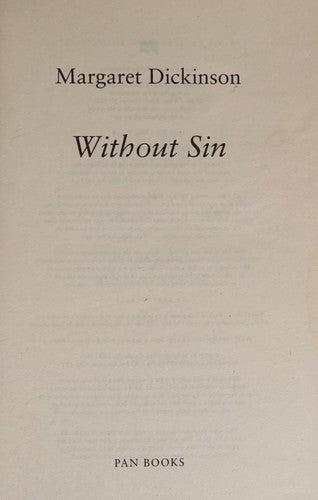 Without Sin cover