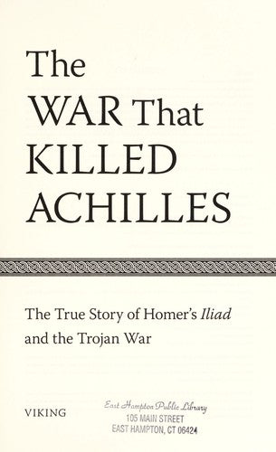 The war that killed Achilles